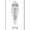 E-CORE CANDLE 4,5-6W-с
