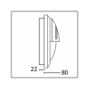 LED OUTDOOR BULKHEAD-sizes